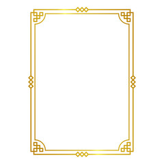 gold border frame vector.eps