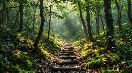 Fototapeta premium Enchanted Forest Pathway