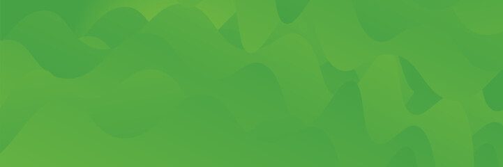 abstract green background with dynamic waves layer