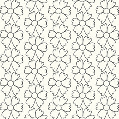 Repeating Floral Texture Vector Background