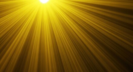 Obraz premium Radiant beams of light emanating from a bright source in the upper corner