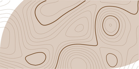 Topographic map patterns, topography line map. Vintage outdoors style. Stock vector