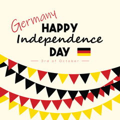 Vibrant Germany Independence Day Banner Design.