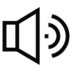 Speaker sound waves audio volume
