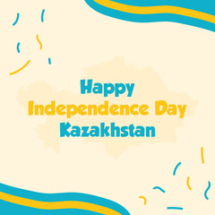 Festive Spirit Kazakhstan Independence Day Banner Idea