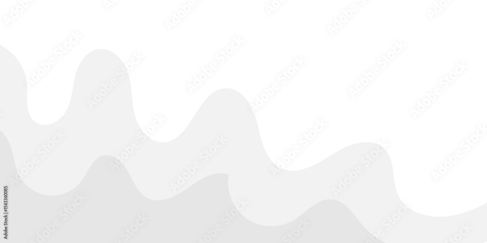 Poster minimal abstract background with soft grey wave layers on white, creating a clean, flowing design id