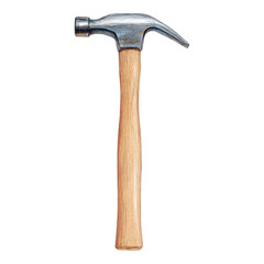 Isolated Hammer on Transparent Background