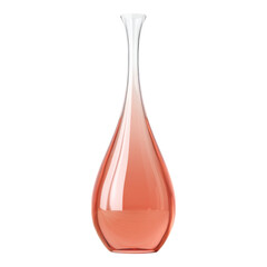 Elegant Isolated Glass Vase on Transparent Background