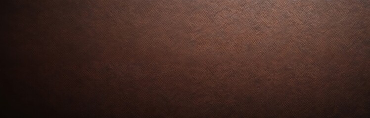 Dark brown leather texture background with diagonal lines pattern. Shabby, vintage, rustic surface with rough old material look. Decorative design element for luxury, elegant projects, top view.