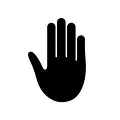 Palm Reading Icon Vector Flat and Clean Look