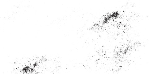 Grunge or grime marks on transparent background Old grunge black texture design. Grunge background black and white. Overlay textures old damage 