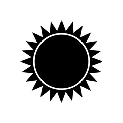 Solar Eclipse Icon Vector Flat and Clean Look