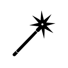 Wand Spark Icon Vector Flat and Clean Look