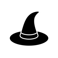 Witch Hat Icon Vector Flat and Clean Look