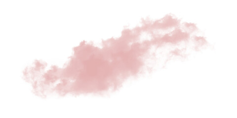 "Soft pink clouds with faded red patches drifting across an abstract cloudy landscape – transparent background."