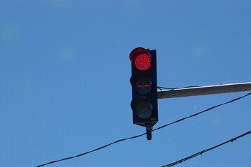 red traffic light