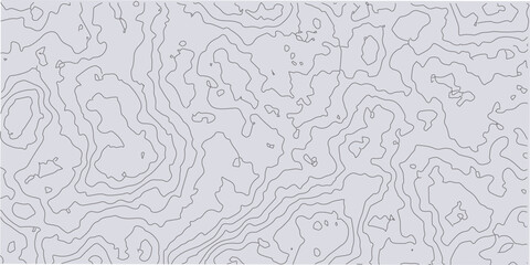 Obraz premium Geographic Contour Lines on Beige Background 