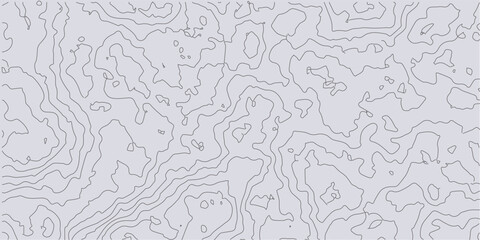  Geographic Contour Lines on Beige Background 