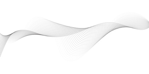 Black Gradient Wave Line Abstract Background