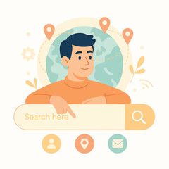 vector character searching