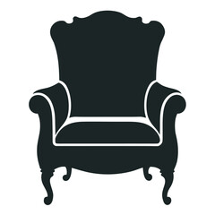 black leather armchair