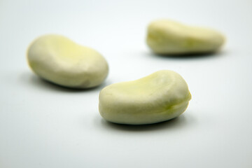 Green broad bean seeds, a high-value vegetarian food
