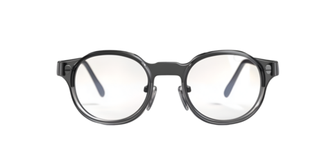 AI Eye-Tracking Smart Glasses Isolated on Transparent Background