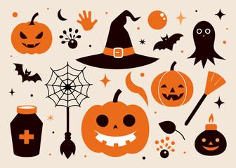 halloween seamless background