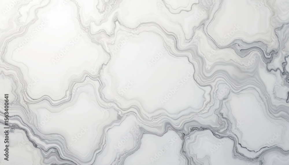 Poster abstract white background marbled texture with wavy swirls. elegant fancy design, detailed painted w