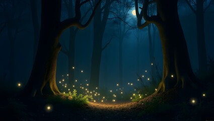 abstract background with tree