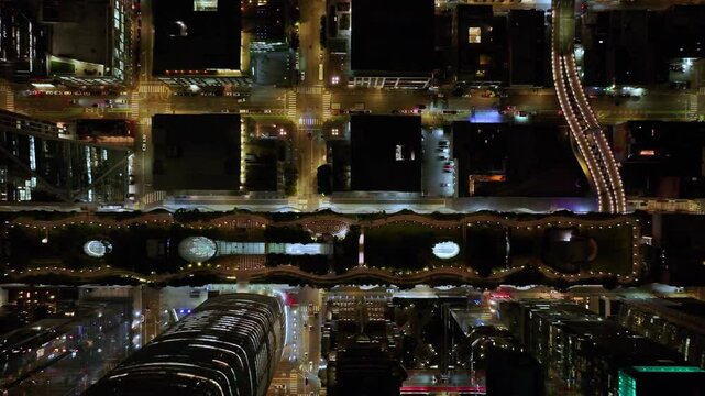 Aerial view of Salesforce Transit Center, United States.