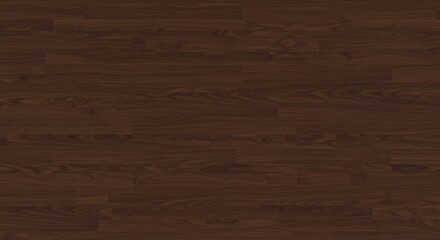 Closeup of a seamless dark brown wood laminate or hardwood floor with natural grain patterns
