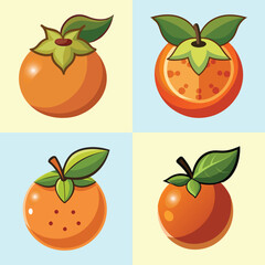 Flat Medlar Fruit Illustration Rustic Autumn Harvest and Old-World Vector Icon