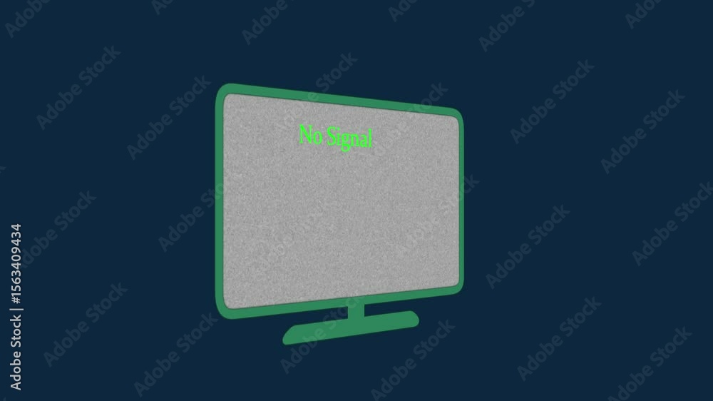 Poster computer monitor and tv screen icon animation on a colorful background. communication and social med