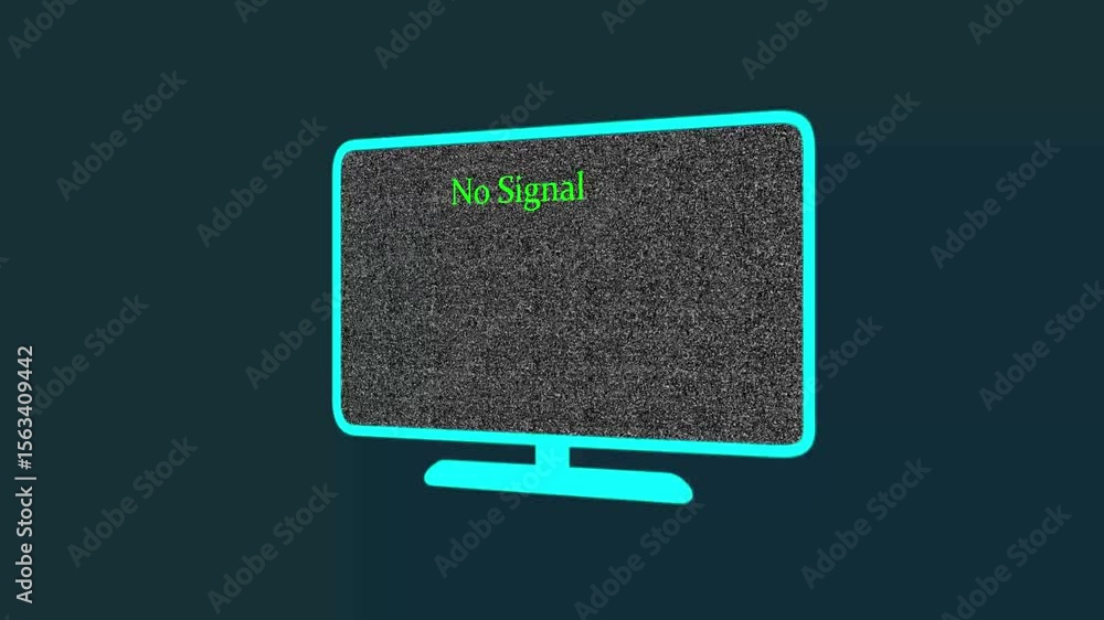 Poster computer monitor and tv screen icon animation on a colorful background. communication and social med