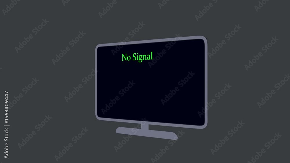 Poster computer monitor and tv screen icon animation on a colorful background. communication and social med
