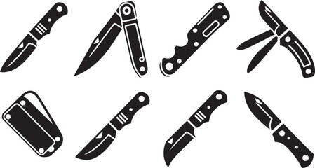 Utility Knives & Multi-Tool Equipment Icons