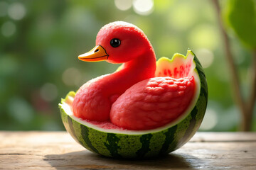 Yellow-billed ducks, colorful and wild, are charming birds found in gardens and on beaches