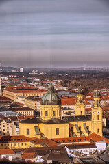 Fototapeta premium Munich seen from above.