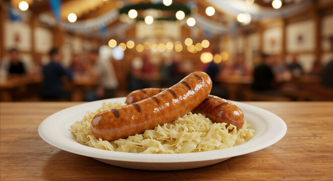  German Sausage and Chucrut