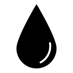 しずく、涙マークのアイコンイラスト001