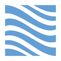 Obraz premium Abstract Blue and White Wavy Lines Background for Modern Design Projects