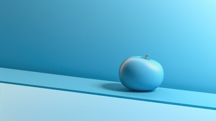 Blue water splashes around a blue glass vase and a white ceramic vase with 3D golden egg reflections