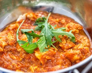 chicken curry with rice