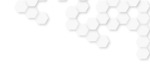 Minimal white honeycomb hex pattern PNG for clean tech design background.