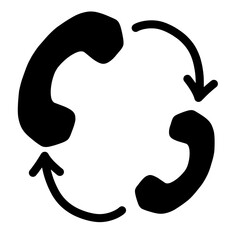 Phone communication icon