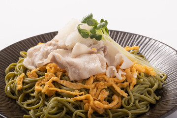 おろし　肉まぜ茶蕎麦