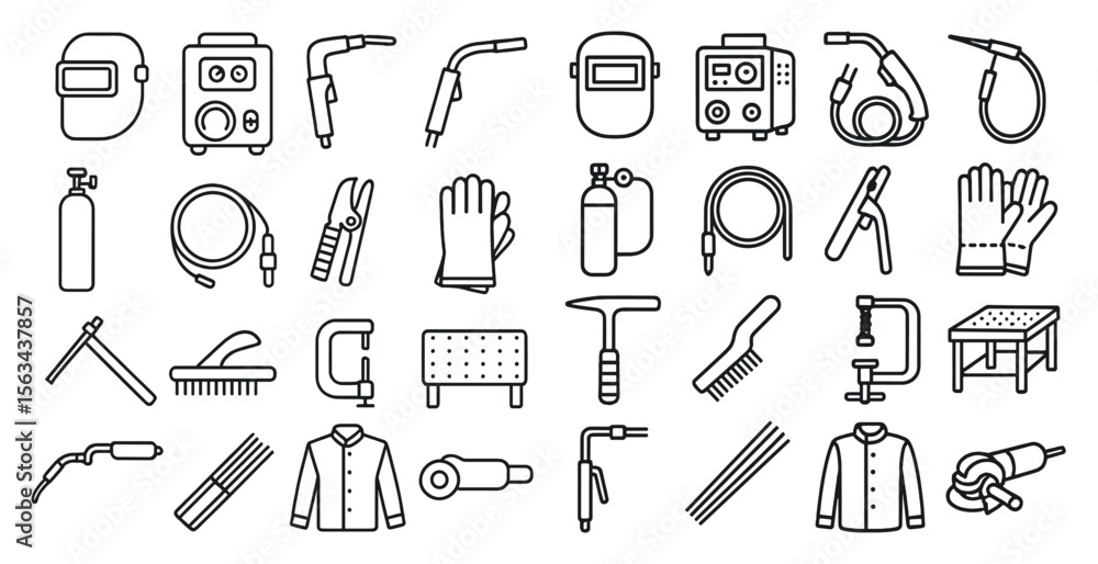 Poster the image is a collection of various tools and equipment for different jobs. it includes items such 