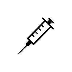 Sterile Medical Syringe Illustration for Healthcare and Immunization Campaigns Against Diseases Vaccine Needle Injection and Medical