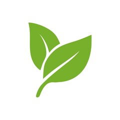 Vibrant Green Leaves Symbolizing Nature Growth and Freshness a Simple Yet Powerful Botanical Illustration Promoting Environmental Awareness